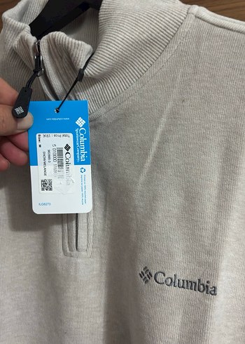Columbia Bej Fermuarlı Erkek Sweatshirt - Görsel 2