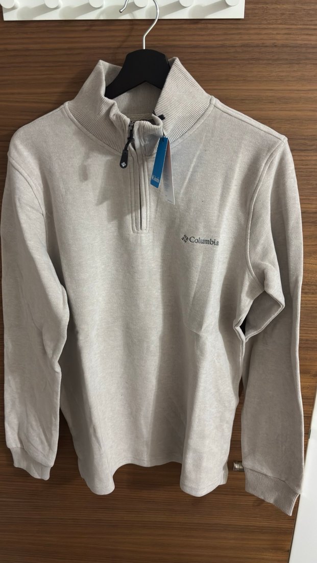 Columbia Bej Fermuarlı Erkek Sweatshirt - Görsel 5