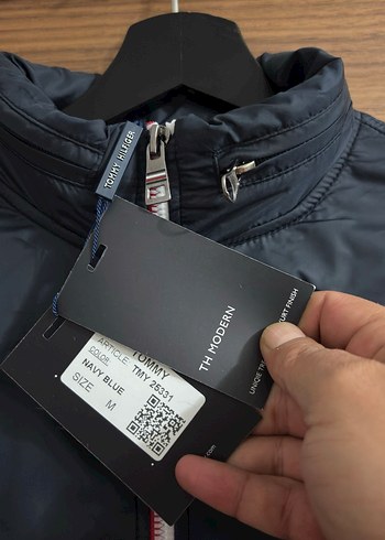 Tommy Hilfiger Spor Tarz Fermuarlı Mont - Görsel 6