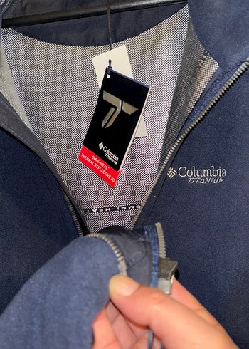 Columbia Titanyum Lacivert Fermuarlı Erkek Polar Ceket - Görsel 2
