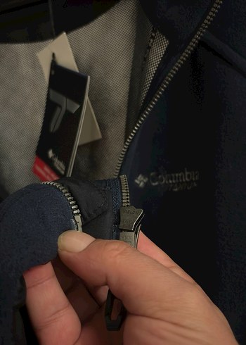 Columbia Titanyum Lacivert Fermuarlı Erkek Polar Ceket - Görsel 4