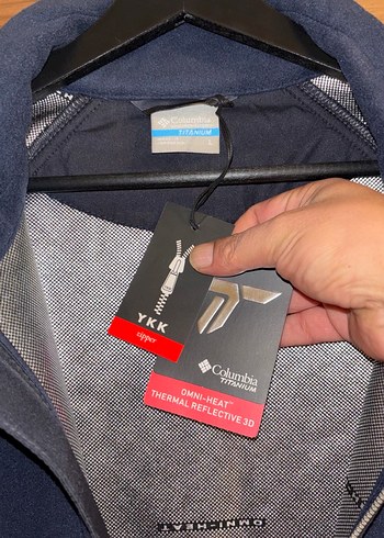 Columbia Titanyum Lacivert Fermuarlı Erkek Polar Ceket - Görsel 8