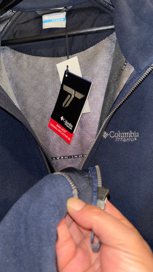 Columbia Titanyum Lacivert Fermuarlı Erkek Polar Ceket - Görsel 2