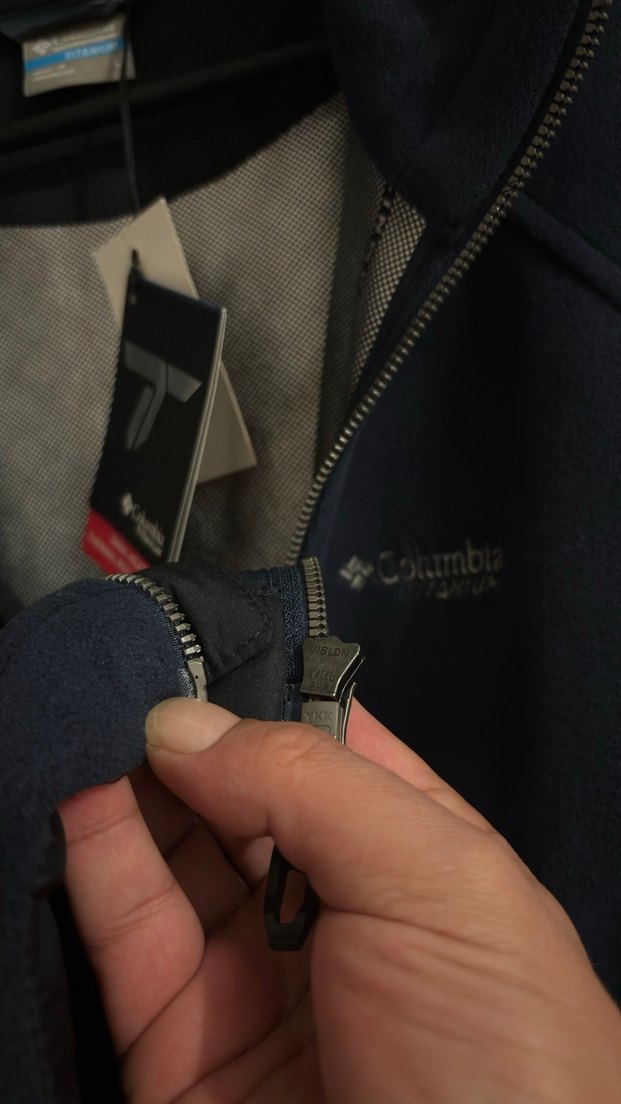 Columbia Titanyum Lacivert Fermuarlı Erkek Polar Ceket - Görsel 4