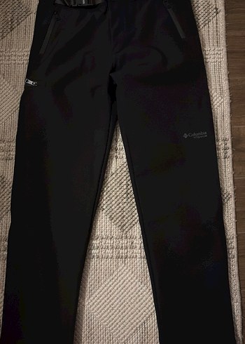Columbia SoftShell Titanyum Siyah Kemerli Erkek Pantolon - Görsel 5