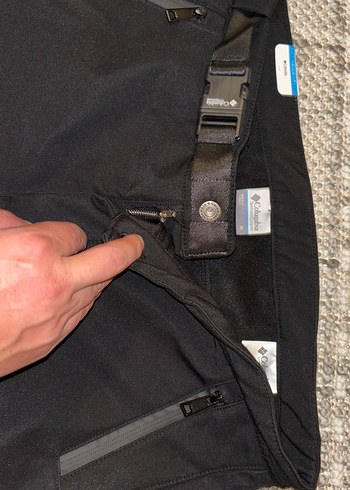 Columbia SoftShell Titanyum Siyah Kemerli Erkek Pantolon - Görsel 6