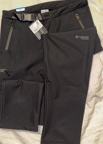 Columbia SoftShell Titanyum Siyah Kemerli Erkek Pantolon - Görsel 3