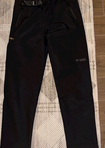 Columbia SoftShell Titanyum Siyah Kemerli Erkek Pantolon - Görsel 2