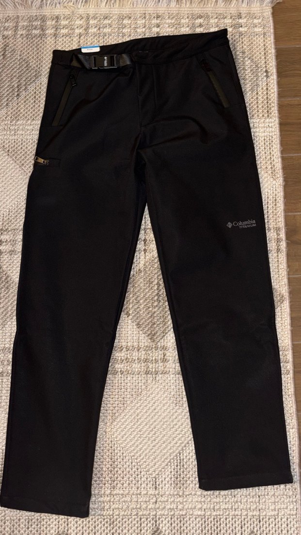 Columbia SoftShell Titanyum Siyah Kemerli Erkek Pantolon - Görsel 4