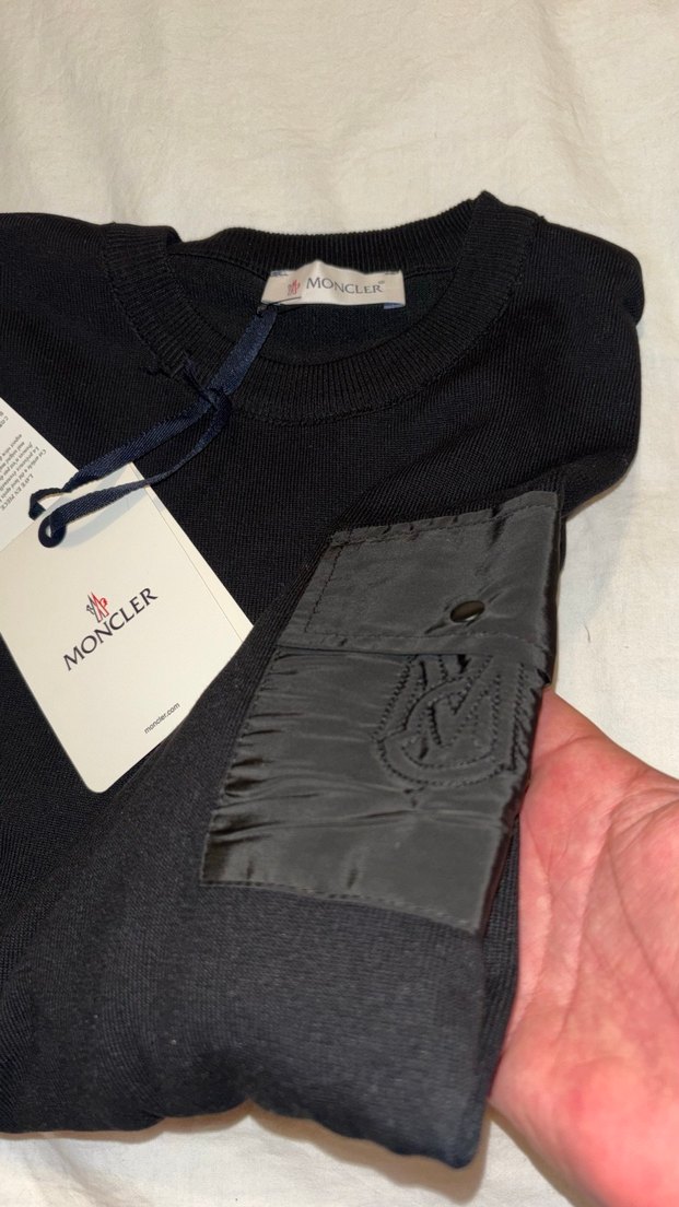 Moncler Siyah Erkek Kazak - Görsel 5