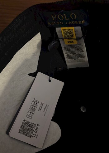 Polo Ralph Lauren Lacivert Kadife Şapka - Görsel 4