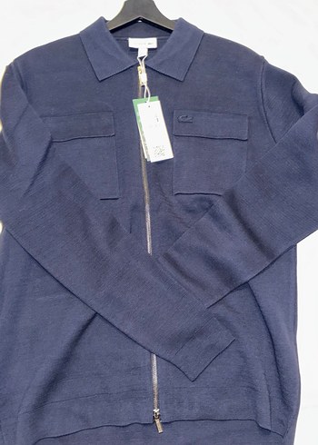 Lacoste Lacivert Erkek Fermuarlı Ceket - Görsel 10