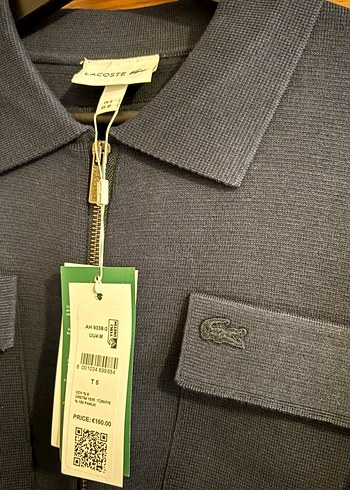 Lacoste Lacivert Erkek Fermuarlı Ceket - Görsel 8