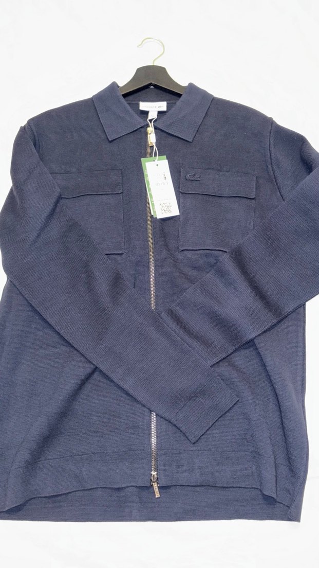 Lacoste Lacivert Erkek Fermuarlı Ceket - Görsel 4