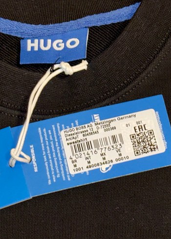 HUGO Siyah Erkek Sweatshirt - Görsel 6