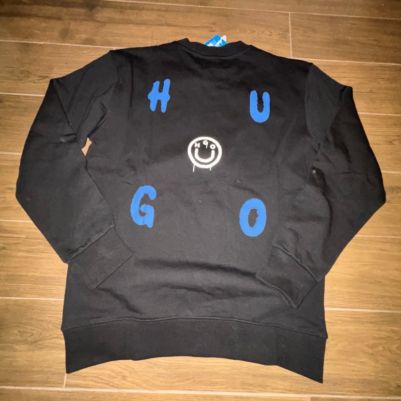 HUGO Siyah Erkek Sweatshirt - Görsel 5