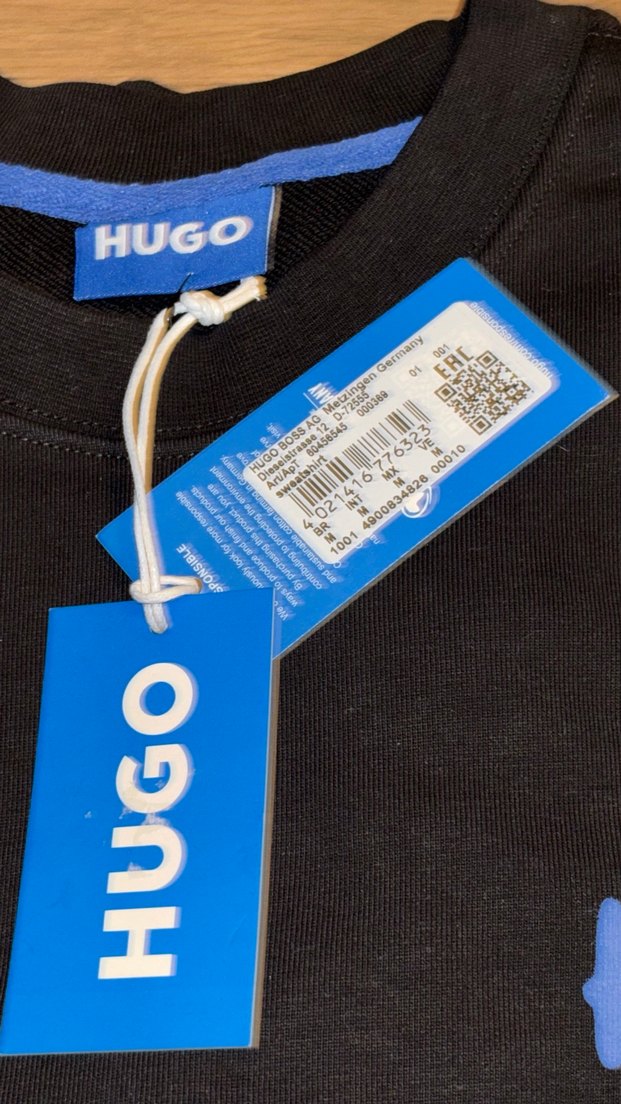 HUGO Siyah Erkek Sweatshirt - Görsel 3