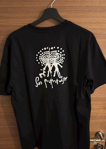 Les Benjamins Siyah Uzun Kollu Baskılı Tişört - Görsel 2