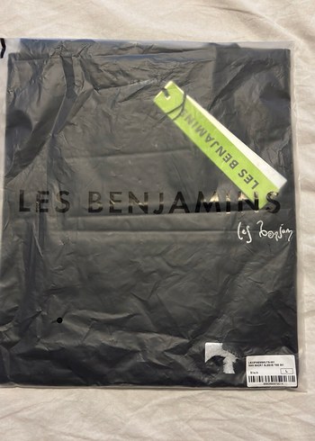 Les Benjamins Siyah Uzun Kollu Baskılı Tişört - Görsel 4