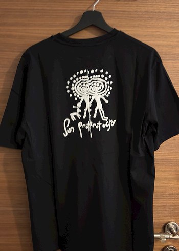 Les Benjamins Siyah Uzun Kollu Baskılı Tişört - Görsel 7