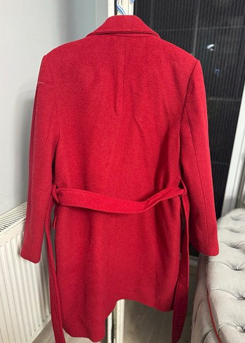 İpekyol Kırmızı Uzun Kaban - Görsel 4