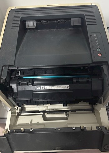 Bej ve Gri HP LaserJet Yazıcı - Görsel 2