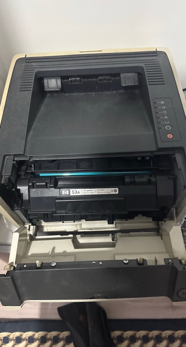 Bej ve Gri HP LaserJet Yazıcı - Görsel 2