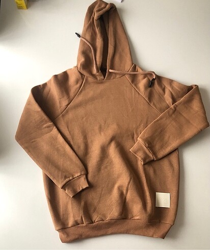 L beden şardonlu kapişonlu sweatshirt