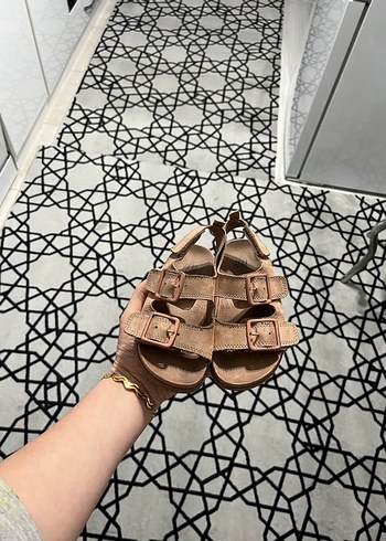 Kahverengi hm Sandalet - Görsel 2