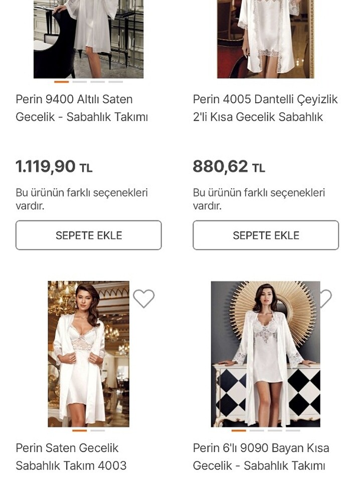 Saten sabahlık-gecelik takımı - Görsel 4