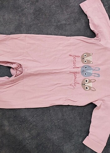 3-6 Ay Beden çeşitli Renk H&M 3lü tulum