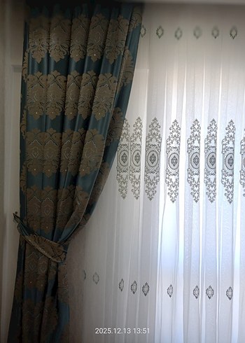 fon ve tül Perde beraber satılık - Görsel 6