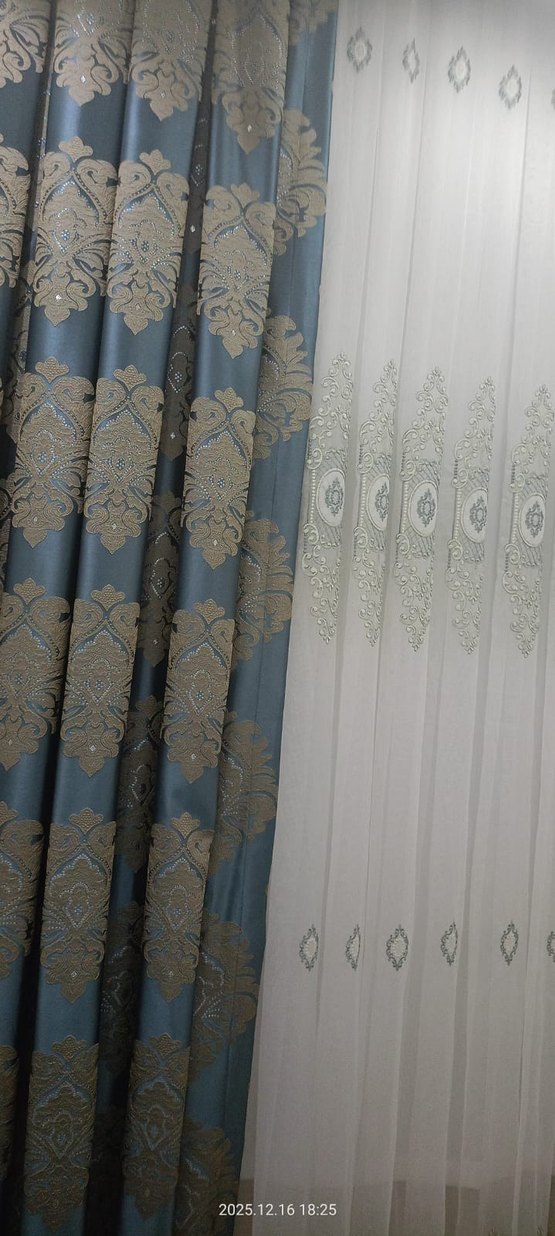 fon ve tül Perde beraber satılık - Görsel 2