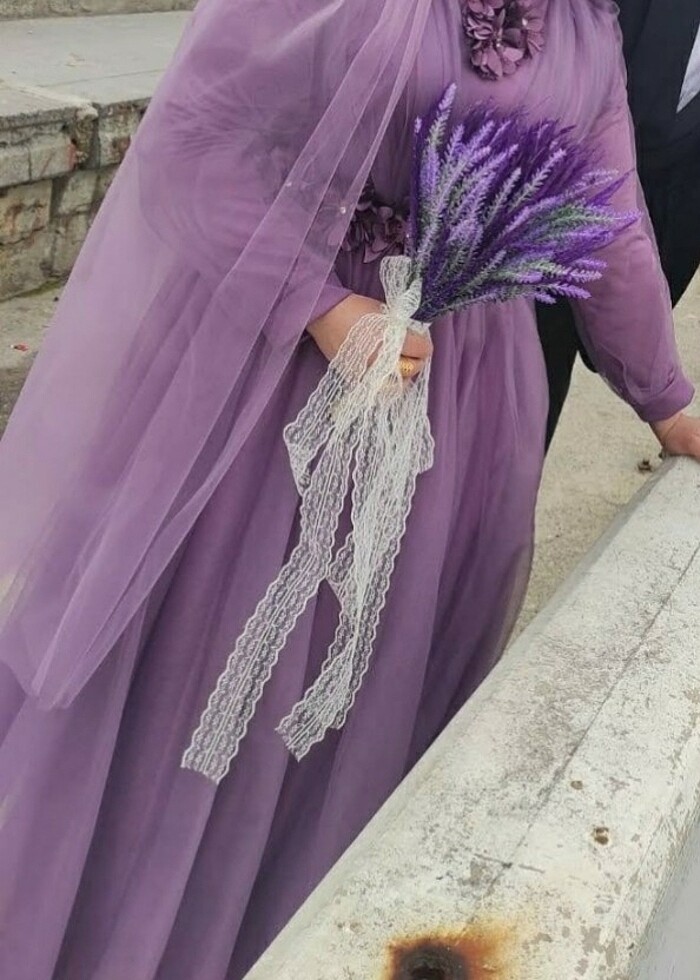 Lavanta Nişan buketi  - Görsel 5