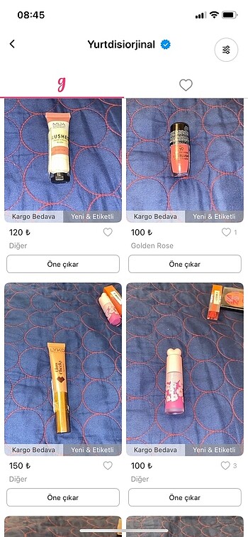  Beden Renk Tüm ürünler özel ilan