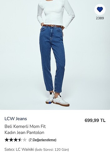 LC Waikiki mom jean