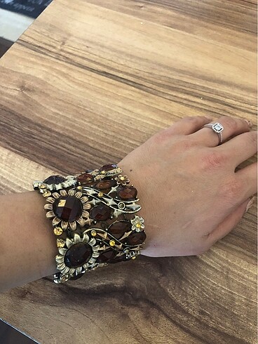 Antika cuff bakır rengi bileklik
