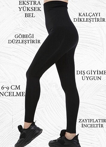 xxl Beden siyah Renk Korse Tayt