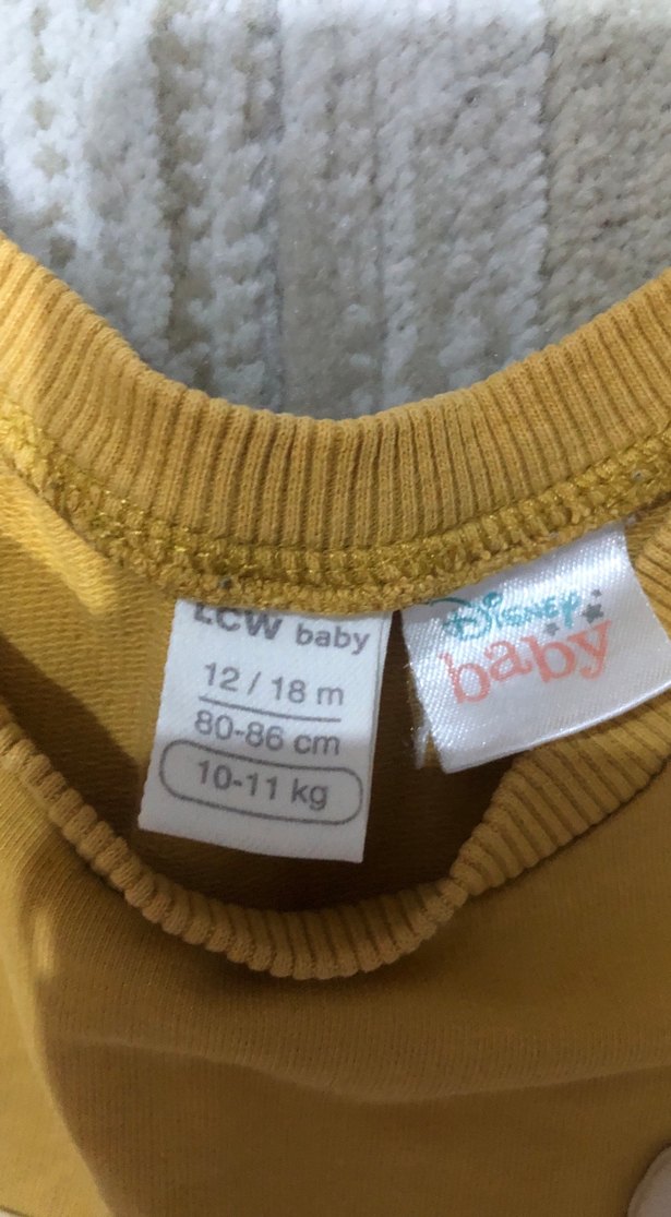 Sarı Bebek Erkek Takımı Uzun Kollu Örme - Görsel 3