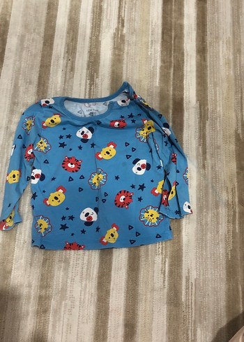 Renkli Baskılı Erkek Çocuk Uzun Kollu Sweatshirt - Görsel 3