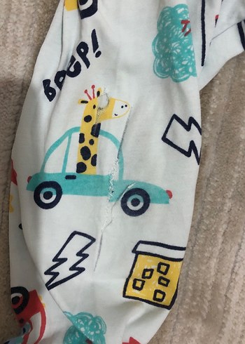 Renkli Baskılı Erkek Bebek Takımı - Görsel 3