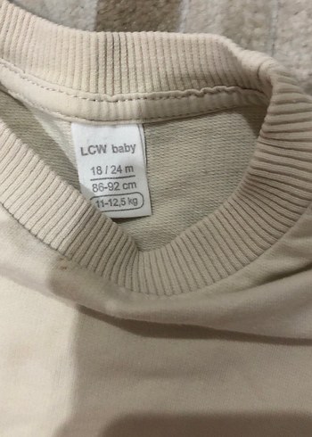 Bej Erkek Çocuk Uzun Kollu Sweatshirt - Görsel 3