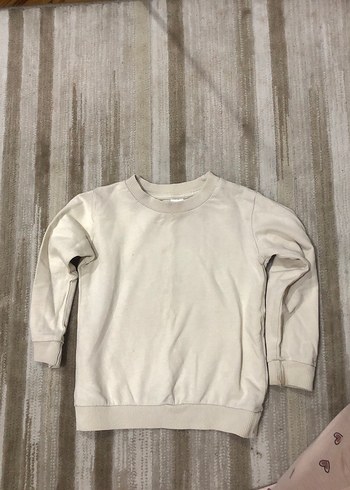 Bej Erkek Çocuk Uzun Kollu Sweatshirt - Görsel 2