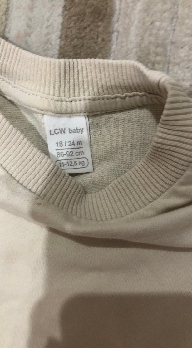 Bej Erkek Çocuk Uzun Kollu Sweatshirt - Görsel 3