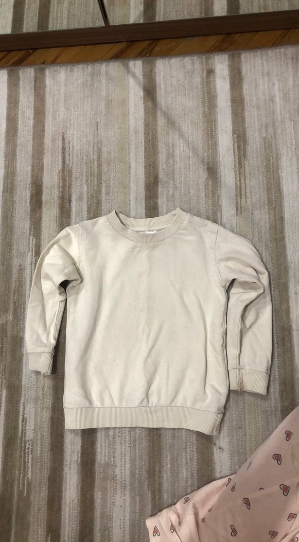 Bej Erkek Çocuk Uzun Kollu Sweatshirt - Görsel 2