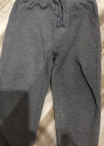 Gri Erkek Çocuk Bol Kesim Eşofman Altı - Görsel 2