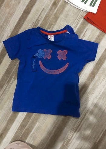 Renkli Pamuklu Bebek Erkek Kısa Kollu Takım - Görsel 5