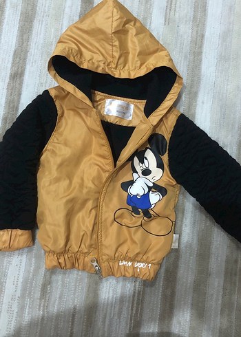 Kapüşonlu, Düğmeli Erkek Çocuk Mont - Görsel 5