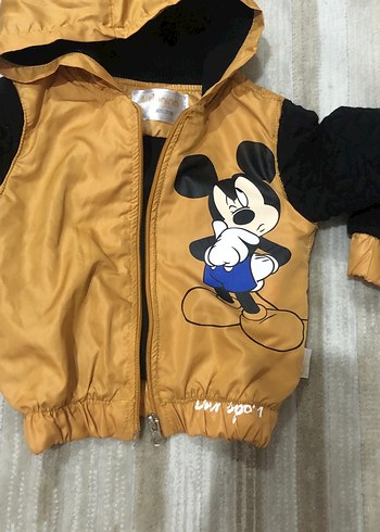 Kapüşonlu, Düğmeli Erkek Çocuk Mont - Görsel 3