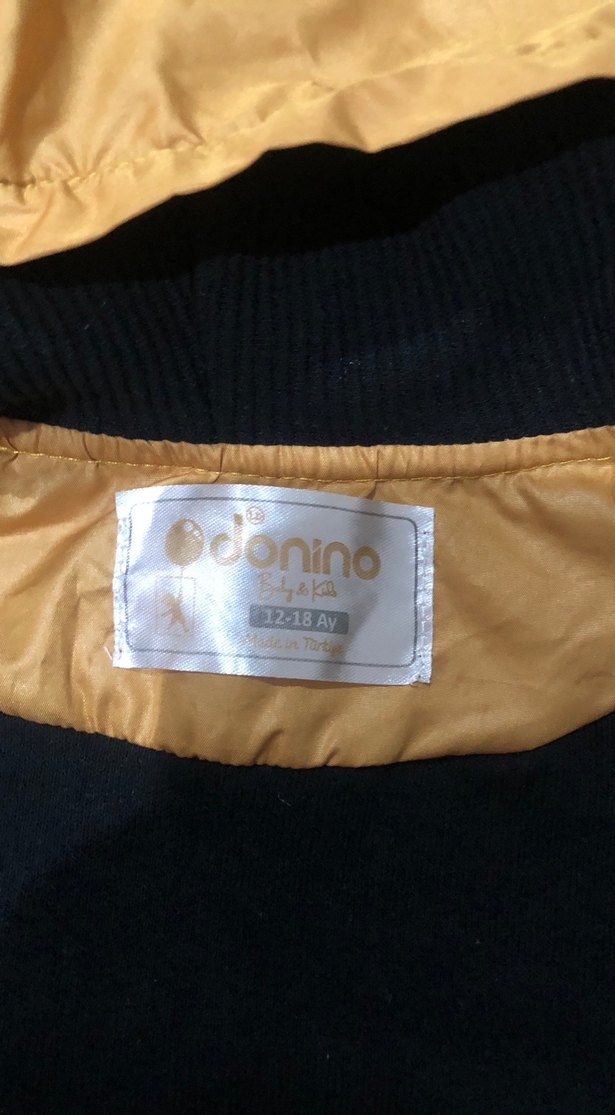 Kapüşonlu, Düğmeli Erkek Çocuk Mont - Görsel 4